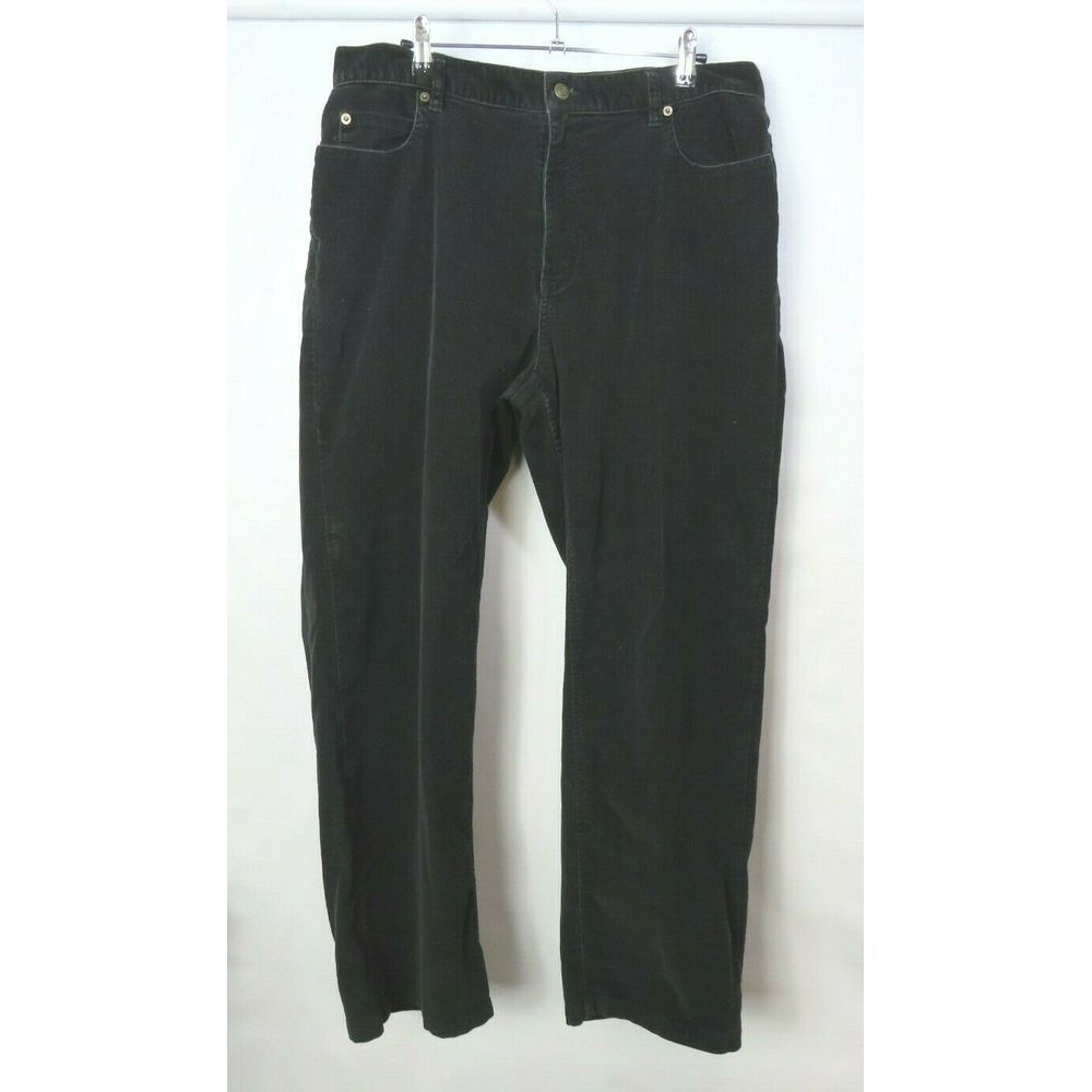 Womens corduroy pants by Eddie Bauer size 16 black